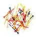 Jawflew Golf Tees - Professional Natural Wood Golf Tees Pack of 50, 3.3", Tall Golf Tees Bulk Reduce Side Spin and Friction 50 PC