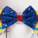 ChuangQi Mouse Ears Headband with Shiny Bow, Double-Sided Sequins, Yellow & Blue, for Birthday Party or Celebration (XC22) - Buy Online on GoSupps.com