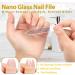 Nano Glass Foot File & Nail File | Foot Scrubber Callus Remover for Feet | Pedicure Tool for Dead Skin Removal | Foot Rasp for Cracked, Hard, Wet and Dry Feet - Buy Online on GoSupps.com