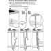Eurmax USA Heavy Duty Trampoline Stakes Anchor Kit - Set of 4 Steel Corkscrew Shape Stakes with T Hook and Bonus Strong Belts - Buy Online on GoSupps.com
