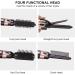 4-in-1 Hot Air Hair Blow Triple Barrel Waver | Automatic Curling Iron & Straightener Brush - Tourmaline Ceramic Low Noise Design - Buy Online on GoSupps.com