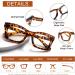 SIGVAN Multifocus Reading Glasses for Men & Women | Blue Light Blocking Spring Hinge 1.5x Magnification - 4 Mix-1 - Buy Online on GoSupps.com
