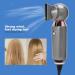 Compact Electric Blow Dryer Adjustable Travel Hair Blow Dryer Portable Household Hair Dryers Hairdressing Tool for Women (US Plug to 240V 110V) US Plug 100 to 240V 110V - Buy Online on GoSupps.com