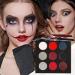 Punk Smoky Eyeshadow High Pigment Eyeshadow Halloween Eye Makeup 9 Colour Eyeshadow Palette Smoky Eye Palette Matte Punk Eyeshadow Goth Eye Makeup for Halloween Party - Buy Online on GoSupps.com