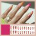Justotry 24 Pcs Multicolour Swirl Oval False Nails - Trendy Short French Press On Nails with Nail Glue - Almond Stick On Nails for Women's Nail Art - Buy Online on GoSupps.com