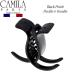 Camila Paris NV07 French Hair Clip for Women - Black 3 Teeth Ponytail Holder - Girls Claw Clip Jaw Fashion Accessory - Made in France - Buy Online on GoSupps.com