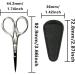 Premium Stainless Steel Beard & Mustache Scissors for Men - Precision Grooming Tool for Hair Eyebrows and Nose Hair - Buy Online on GoSupps.com