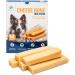 Natural Cheese Chewing Bones for Dogs - Tasty & Durable 5-Pack (Size M) - Long-Lasting Chew Treats - Buy Online on GoSupps.com