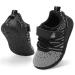 JOINFREE Baby Sneakers Toddler Shoes Soft Anti-Slip Sole Newborn First Walkers Infant Toddler Breathable Athletic Running Shoes 0-6 Months Grey
