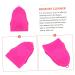 Stainless Steel Mirror Makeup Brush Cleaning Pad & Silicone Face Scrubber Gloves | 19x13cm Rosy | Perfect for Brush Cleaning & Face Cleansing - Buy Online on GoSupps.com