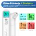Buy Fieberhermometer Ear for Babies Fast 1s Measurement Contactless Infrared Thermometer with Fever Alarm & 4 Color Display International Shipping Available - Buy Online on GoSupps.com