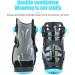 Medical Inflatable Air Cam Walker Boot for Foot Pain Recovery - Black (Medium) - Buy Online on GoSupps.com