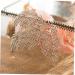 Beaupretty Bridal Hair Accessories hair comb bridal headpiece rhinestone headpiece headpiece bridal hair comb silver headpiece rhinestone hair comb hair side combs bride tree leaves Comb - Buy Online on GoSupps.com