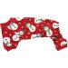 Lanyarco Small Pet Dog Pajamas - Red Snowman Design - Medium Size - 95% Cotton 5% Lycra - Buy Online on GoSupps.com