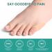 Welnove Bunion Corrector Pads - 8 Pack Gel Pinky Toe Protector for Men & Women Foot Pain Relief with Separator - Beige Regular Pads - Buy Online on GoSupps.com