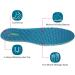 SIIHEA Massage Insoles for Plantar Fasciitis Relief | Comfort Shoe Inserts for Foot Pain | Breathable Insoles for All-Day Comfort | Women's 11-13/Men's 10-12 - Buy Online on GoSupps.com