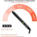 LOVANI Professional Flat Iron 450F LCD Display Salon Super Slim Hair Straightener with Heat Resistant Bag 2 Salon Clips Black - Buy Online on GoSupps.com