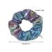 8 Piece Tie Dye Velvet Pocket Hair Scrunchies for Girls and Women with Hidden Zipper Pocket - Colorful and Shiny Elastic Hair Bands for Chapstick and Money Storage - Buy Online on GoSupps.com
