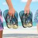 Mnsruu Multicolored Flip-Flops - Dolphin & Mermaid Design | XL for Men & Women | Perfect for Home Hotel Spa & Travel - Buy Online on GoSupps.com