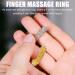 6-Piece Massage Balls Set with 20 Acupressure Rings - Silver Spiked Hedgehog Balls for Stress Relief | 32mm 47mm 56mm Massage Tools - Buy Online on GoSupps.com
