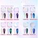 Laza Mermaid Pearl Chrome Nail Powder - Glazed Donut Metallic Mirror Effect Pigment & Iridescent Aurora Nail Glitter - Holographic Fairy Dust for Nail Art & Resin Crafts - Misty Silver - Buy Online on GoSupps.com