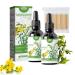 Clearbreath Lot de 2 gouttes base de plantes d'extrait de dendrobium et de mol ne extrait de dendrobium et de mol ne Puissant soutien pulmonaire nettoyage et respiration