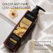 Ginger Shampoo and Conditioner Set 3 Hair Care Kits Moisturizes and Controls Frizz with Strengthening Formula Anti Hair Loss Serum Nourishing for All Hair Types - Buy Online on GoSupps.com