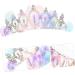 FRCOLOR Rhinestone Tuck Comb Women Crown Hairpiece Headdresses for Women Headpieces for Girls Hair Barrettes Hair Volume Clip Hair Claw Clips Hairclips Flower Girl Metal Hair Comb Women's - Buy Online on GoSupps.com