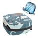 GIAPB Period Bag Sanitary Napkin Storage Bag Period Pouch Travel Makeup Bag Elephant Airplane Pattern Color2806