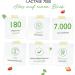 Lactase 7 000 - 180 Vegan Tablets for Lactose Intolerance | High-Dose No Additives Laboratory Tested - Fast Acting Relief - Buy Online on GoSupps.com