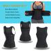 GAODI Women Waist Trainer Vest Black Neoprene Sauna Tank Top - Medium, Zipper Closure, Body Shaper for Weight Loss - Buy Online on GoSupps.com