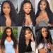 28 Deep Wave Curly Lace Frontal Wig for Black Women | 13X4 HD Lace Front Wigs Human Hair 28 Pre Plucked Wet and Wavy Wig with Baby Hair - Buy Online on GoSupps.com