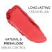 Pastel Cream Blush 43 - Red | Fresh & Natural Look | Sebum Control | Paraben & Gluten Free - Buy Online on GoSupps.com