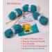 CraftLab Knitting Kit for Beginners - All Supplies Included for Kids and Adults - Wool Yarn, Wooden Needles, Yarn Needle, Instructions - Perfect Gift - Buy Online on GoSupps.com