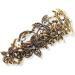 Topkids Accessories Vintage Hair Barrettes for Women Flower Hair Clip Hair Accessories for Women Diamante Hair Clips for Women Bridal Hair Accessories Hair Clips Women (Gold Crystal Flower 10cm) - Buy Online on GoSupps.com