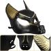 Magiclulu Anubis Mask - Egyptian Costume & Cosplay | Classic Venetian Men's Masquerade & Halloween Party Mask - Buy Online on GoSupps.com