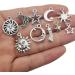 100g Craft Supplies Mixed Antique Sun Moon Stars Charms for DIY Jewelry Making - M250 - Buy Online on GoSupps.com