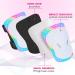 Rainbow Mermaid Kids Skating Protective Gear Set - Knee Pads, Elbow Pads, Wrist Guards for Skateboard, Roller Skating, Scooter - Ages 3-8 - Buy Online on GoSupps.com
