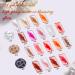 Lavender Violets 25 Pcs UV Gel Nail Polish Bright Red Spring Earth Color With Gel Top Coat Blooming Gel Base n Matte Top Coat Dotting Drawing Nail Brush Blossom Rose Marble Spreading Effect C402 Rural Scenery - Buy Online on GoSupps.com