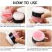 Oil Control Air Cushion Blush Natural Matte Cheek Blush Highly Pigmented Long Lasting Single Color Powder Blush for Cheeks with Soft Mushroom Puff - Buy Online on GoSupps.com