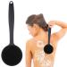 WLLHYF Back Scrubber Silicone Body Scrubber Long Handle Bath Shower Back Brush Body Scrubber (Short)
