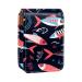 Travel Lipstick Organizer Case Lipstick Case Portable Makeup Bag With Mirror Abstract Ocean Fish H405o5rllu