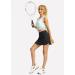 Women's Zipper Pocket Tennis Skirt - Athletic Golf Skort for Running & Casual Wear (Black, Medium) - Buy Online on GoSupps.com