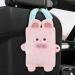 Shakven Plush Car Tissue Holder | Cartoon Animal Tissue Dispenser Holder for SUV Back Seat - Car Headrest Tissue Organizer Boxes for SUV RV Convertible Car Pink - Buy Online on GoSupps.com