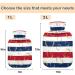 Shop Naanle Red & Blue Tripes Heart Hot Water Bottle - 1L for Heat & Cold Therapy Pain Relief for Hands & Feet - Buy Online on GoSupps.com