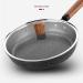 LAKEINX Pan 24 CM Maifan Stone Wok Frying Pan with Glass Lid Deepening Frying Pan for Induction Cooker Gas Stove - Buy Online on GoSupps.com