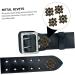 NOLITOY 10pcs Jewelry Accessories Wedding Items Key Pin Kit Diy Brooch Rhinestone Decors Clothing Snapshot Black 2.2X2.2X0.3CM - Buy Online on GoSupps.com