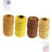 Buy Amosfun 4 Roll Macrame Accessories - Natural Cooking Yarn DIY Tinker Thread & Cotton Cord for Baking Crafts | Perfect Kitchen Gift! - Buy Online on GoSupps.com