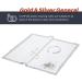 CATIFLIN 2pcs Multi-Layer Jewelry Cleaning Cloth for Gold, Silver & Platinum - Large 100% Cotton Polishing Cloths - 10X12 Light Gray - Buy Online on GoSupps.com