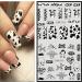 Cow Print Nail Art Stickers - 12 Sheets Water Transfer Decals for Women and Girls - Buy Online on GoSupps.com